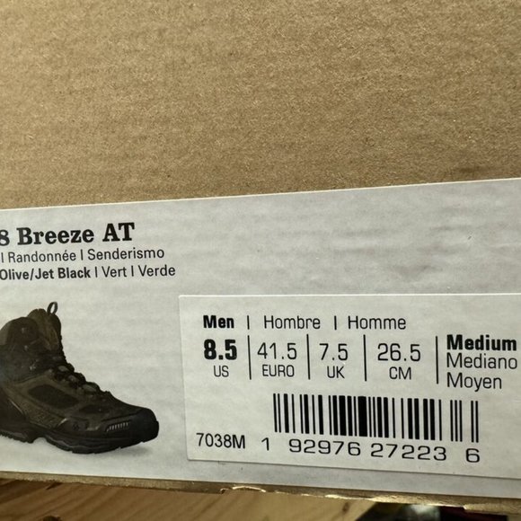 Vasque Mens 7038 Breeze AT Hiking Boot Size 8.5 M main image 4